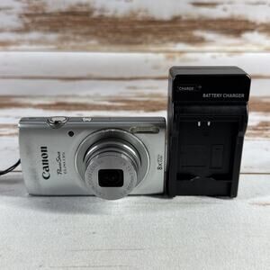 Canon PowerShot ELPH 135 16MP 8x Zoom Digital Camera W/Charger & Battery